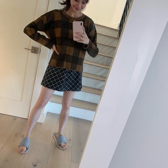 madewell inkcheck plaid sweater - Picture 5 of 7